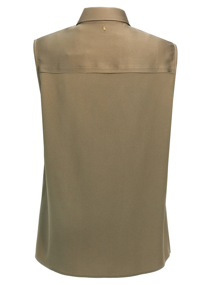 Ami Paris Viscose Shirt Shirt and Blouse - Gray | a11ed55ac0072c1b331c74daf740b87ddeccf4c0