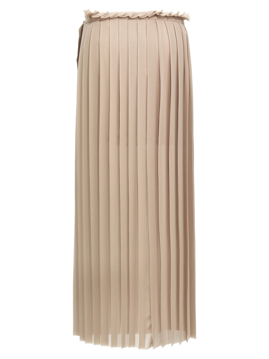 Ami Paris Pleated Skirts - Beige | c94bb4b10f31111164fcd41a2901690b0027739f