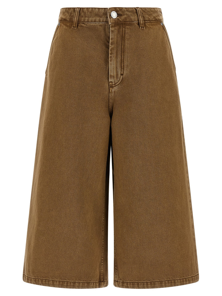 Ami Paris Denim Bermuda Shorts Bermuda and Short - Brown | 7cfbce0619e4c1ecaa8399b75ca17cd7bcffdc0d