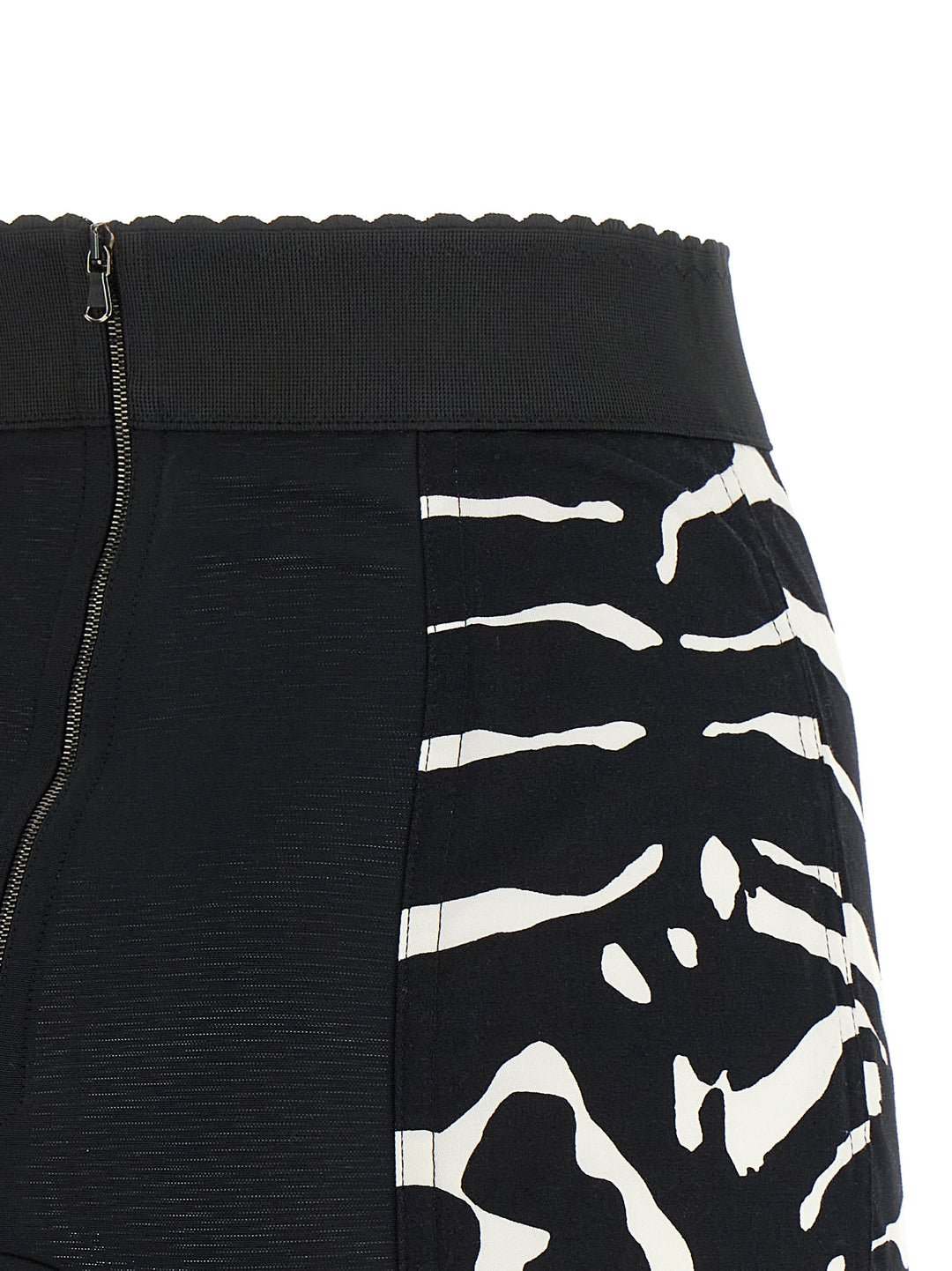Dolce & Gabbana Zebra Bermuda and Short - White/Black | 0dc256b909b4337f132849198c8440fa244843fd