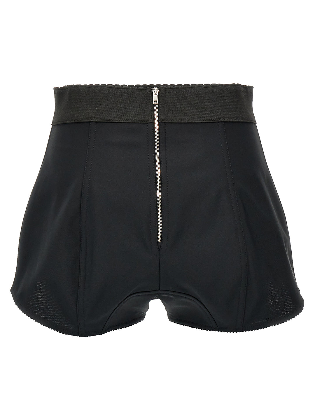 Dolce & Gabbana Satin Culottes Bermuda and Short - Black | 12b28ea61868db1647396ffce03a8f73b746331e