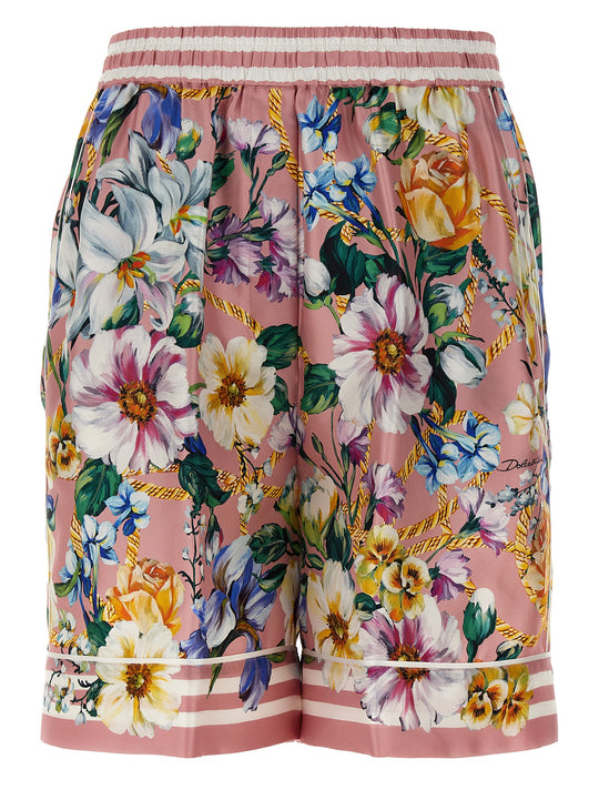 Floral Bermuda Shorts Bermuda And Short Multicolor