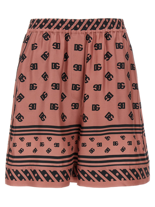 Silk Bermuda Shorts Bermuda And Short Pink