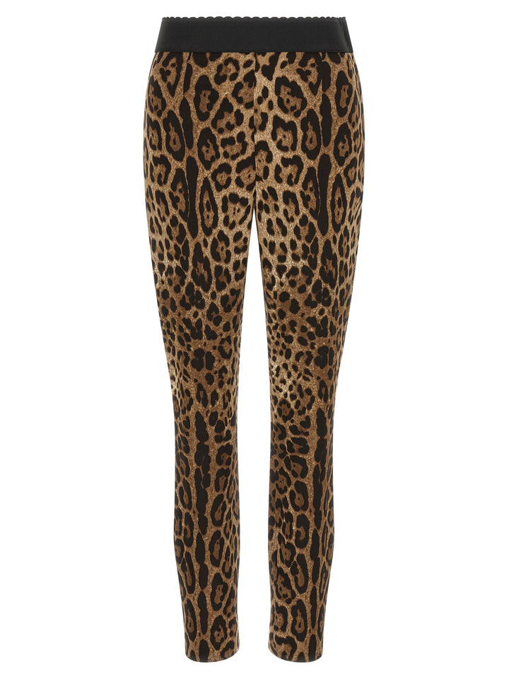 Dolce & Gabbana Leo Leggings - Brown | 7c33d8b8e640ed6ba5d7a12958e3a256db1c4f95