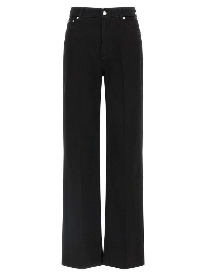 Dolce & Gabbana Flare Pants - Black | ab032bfe92244945e695c223ed08c98fcf4e45bc