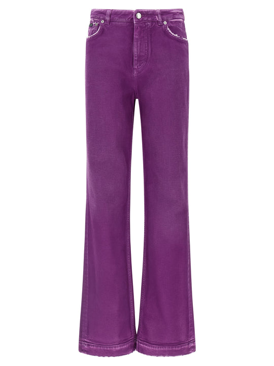 5-Pocket Pants Purple