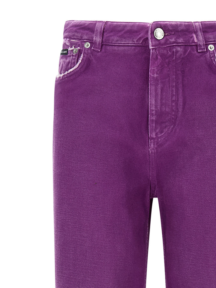 Dolce & Gabbana 5-Pocket Pants - Purple | c7b0b0dcd67ac4f7853c67623bd73870eba940cf