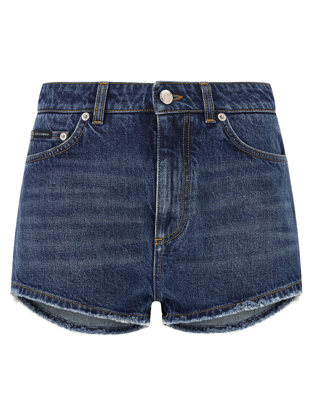 Dolce & Gabbana Logo Plate Shorts Bermuda and Short - Blue | 55582a35e528fdf78da9ac21a4e38aff0b6ca1fa