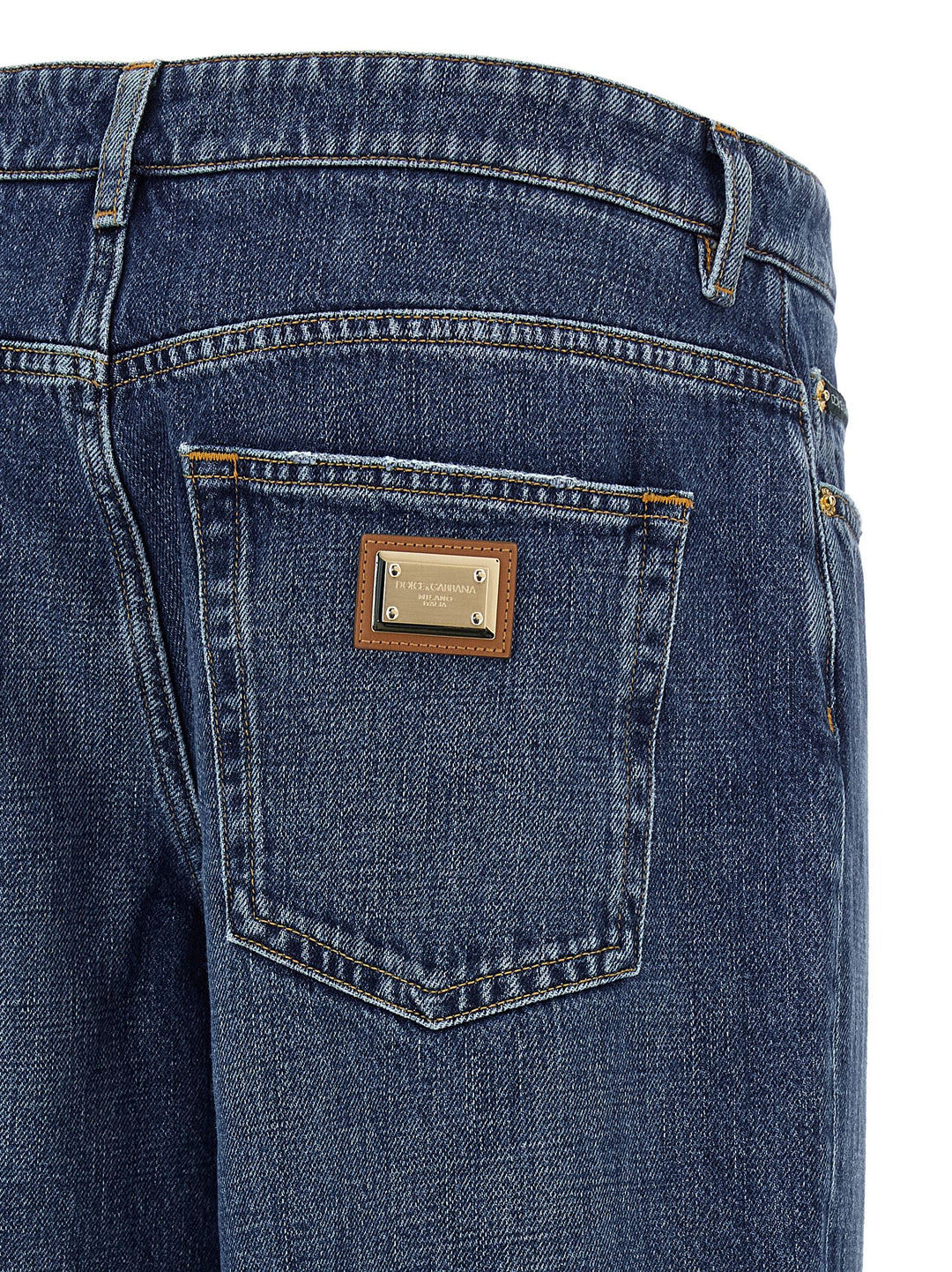 Dolce & Gabbana Wide Leg Jeans - Blue | 2208332bc180f0b7e9b19e9fc6907b4699163a78