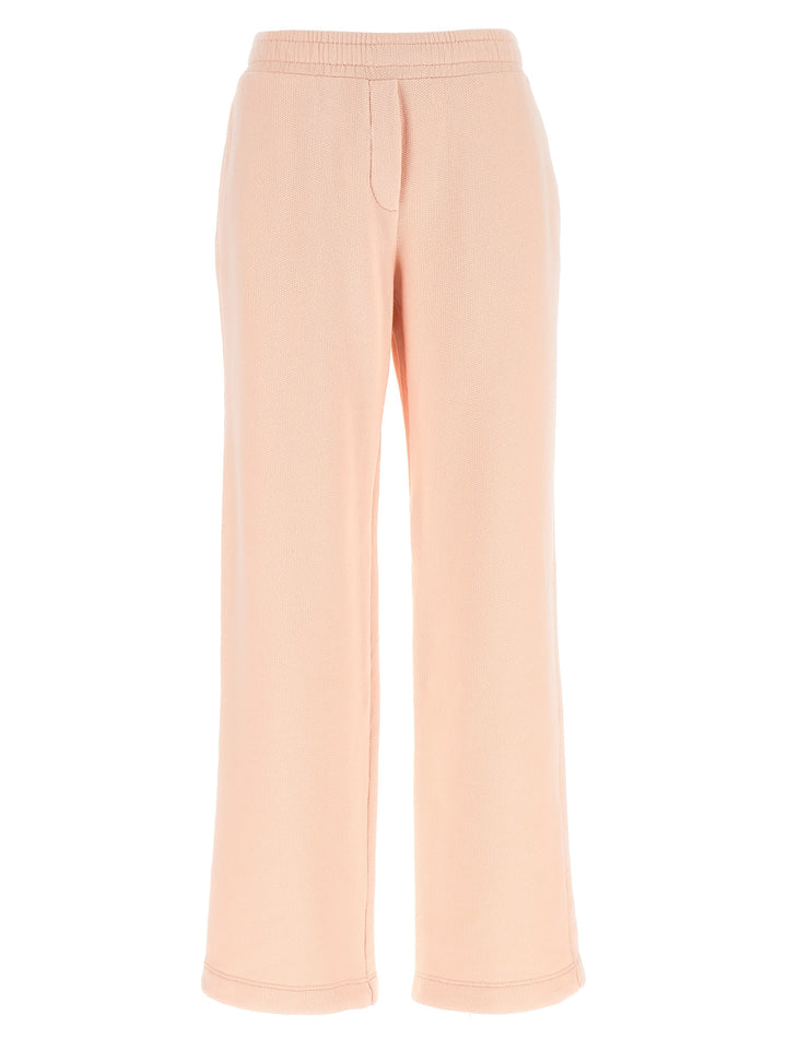 Dolce & Gabbana Logo Embroidery Joggers Pants - Pink | 314075967c5d20075c0e16d2edb831b06ea213d3
