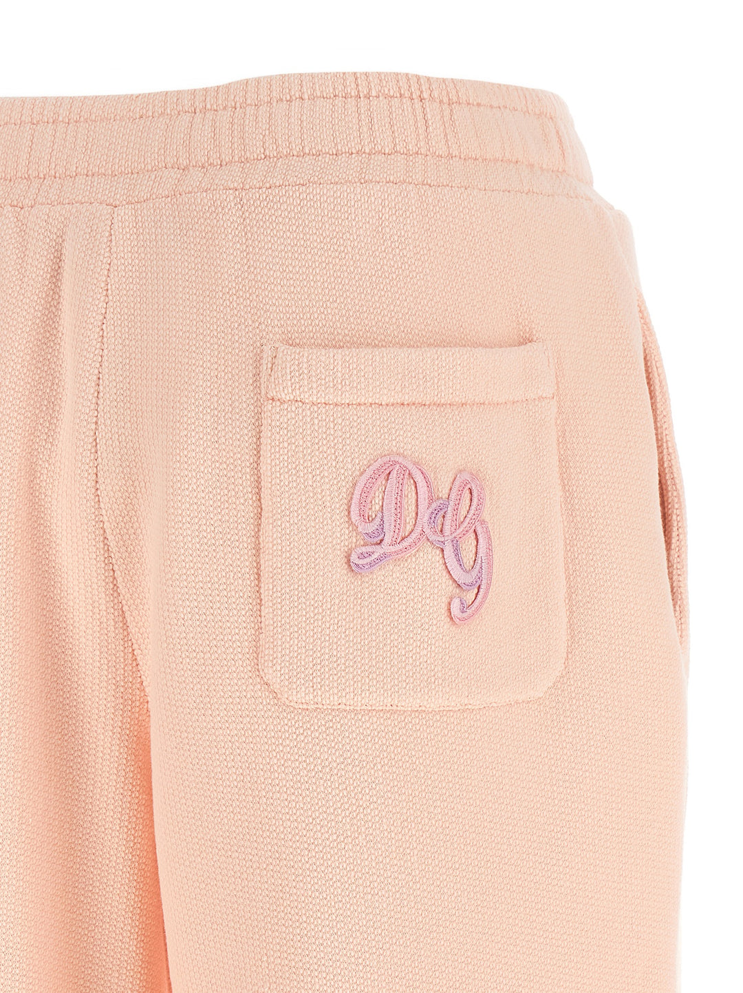 Dolce & Gabbana Logo Embroidery Joggers Pants - Pink | 6f8bc365e3a10546d5f3774f0ebc10198096bf29