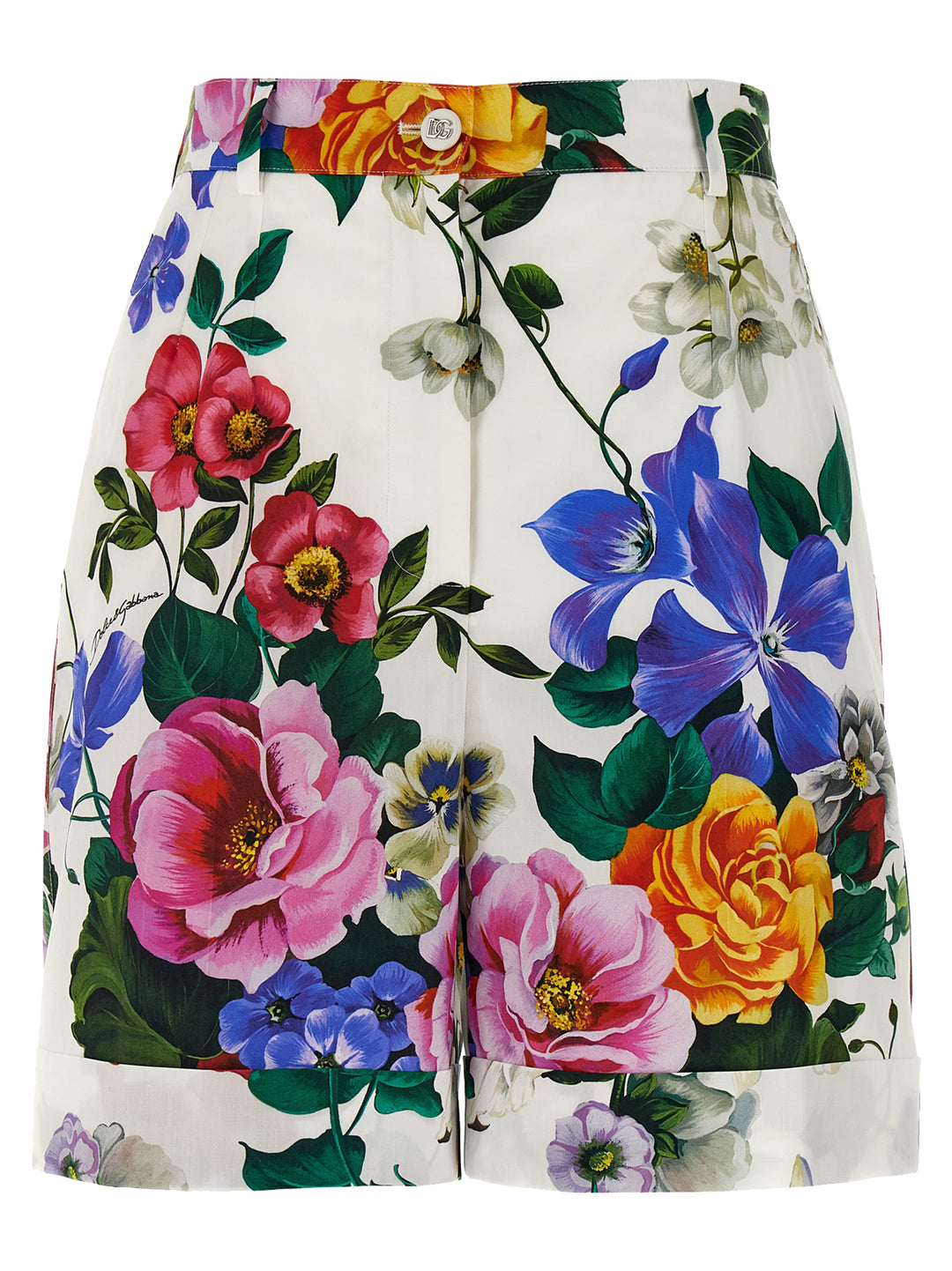 Dolce & Gabbana Bouquet Bermuda and Short - Multicolor | 298c444fadea9d59755b355f43a5e665bd24e45d
