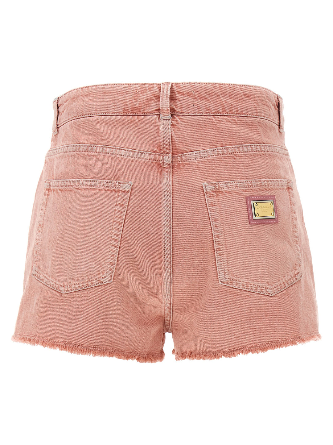 Dolce & Gabbana High Waist Shorts Bermuda and Short - Pink | f7de20c2fe48fbbf42df5b746bf91b29d85c2706