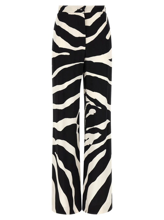 Zebra Pants White/Black