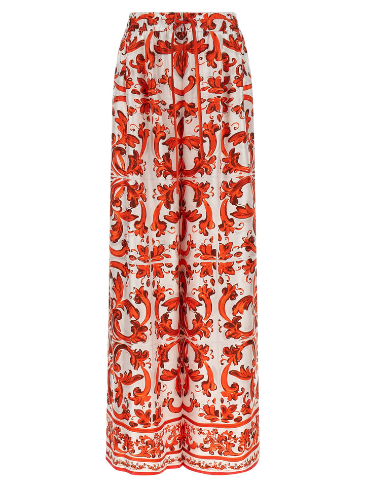 Dolce & Gabbana Maiolica Pants - Orange | 7f34d3fa80f8bcc7ac4c283b0c68d1fa6dee5d3d