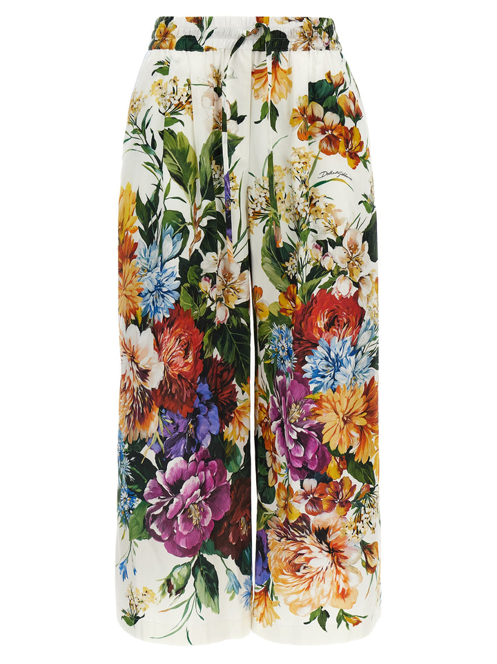 Dolce & Gabbana Bouquet Pants - Multicolor | c79b792e62002248275cbb2559f46e40fe87c8b4