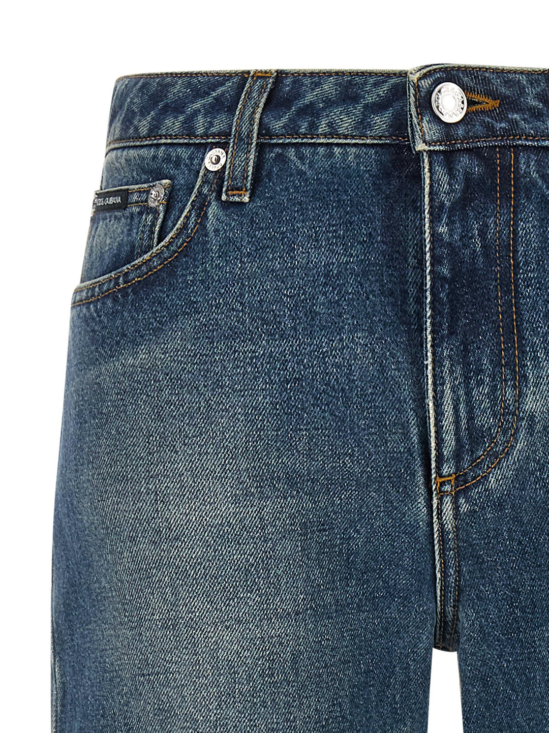 Dolce & Gabbana Logo Tag Jeans - Blue | a47f7f8f08ac32abedd4174546757d026bbf5831