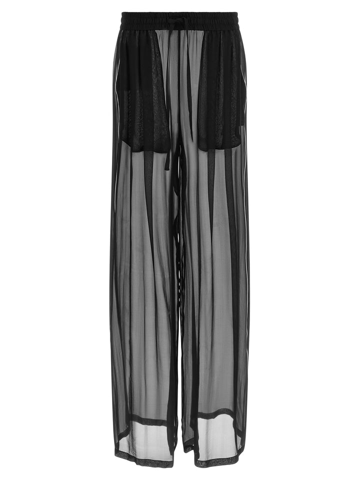 Dolce & Gabbana Chiffon Pants - Black | fc3d5998623a41bb50f7f963e9c06edc28f655c1