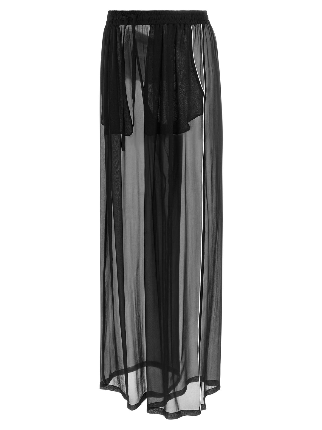 Dolce & Gabbana Chiffon Pants - Black | 666a58bdb6df3c1832d7697222576163f733d880