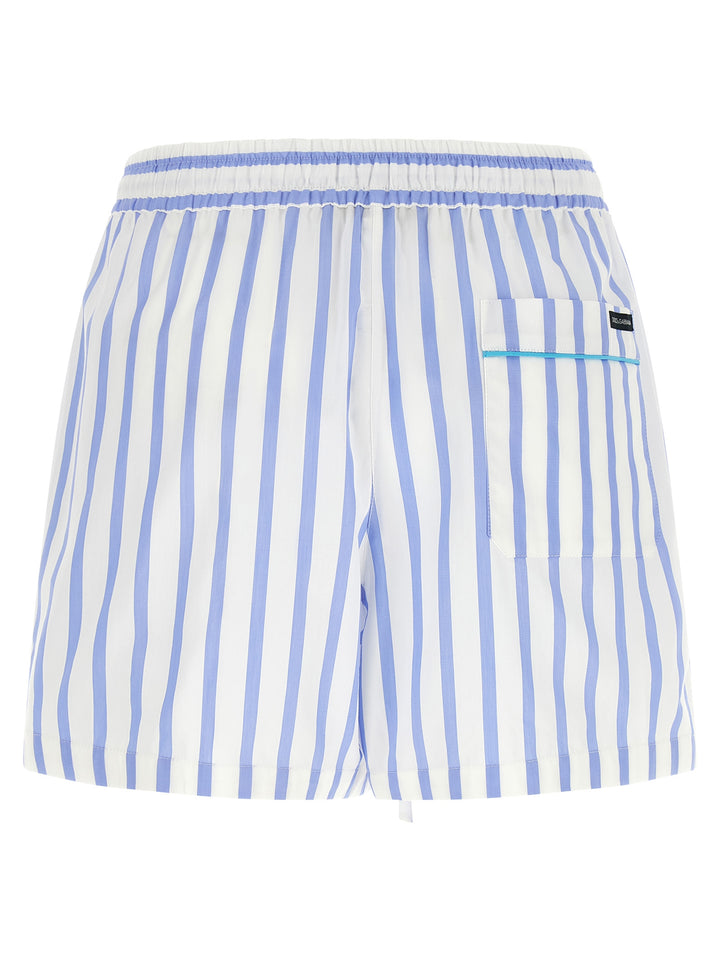 Dolce & Gabbana Striped Bermuda Shorts Bermuda and Short - Light Blue | 7c4f658232560273446abc54ab4be374ac5b73ba