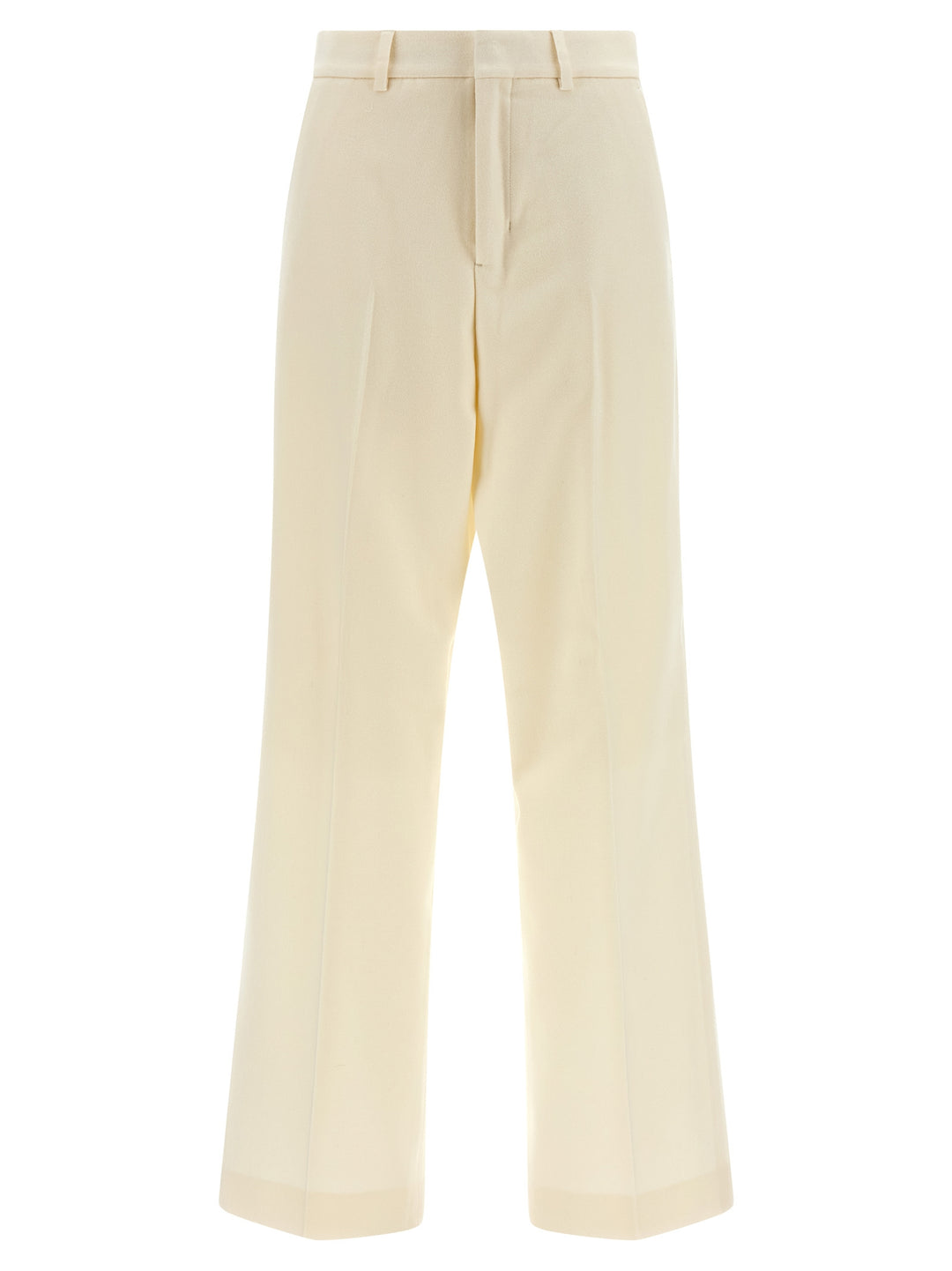 Ami Paris Wool Pants - White | 966b33b872a2ed838bdd9da45b23810ebffa8ce4