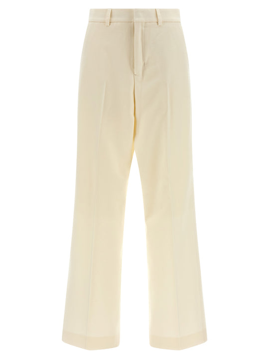 Wool Pants White