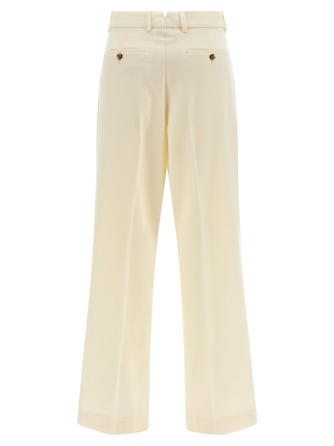 Ami Paris Wool Pants - White | 82110c67538d5bc32261655717b9caa63aded317