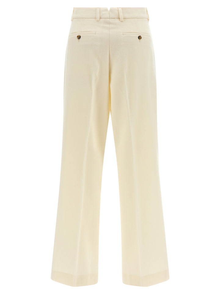 Ami Paris Wool Pants - White | 82110c67538d5bc32261655717b9caa63aded317
