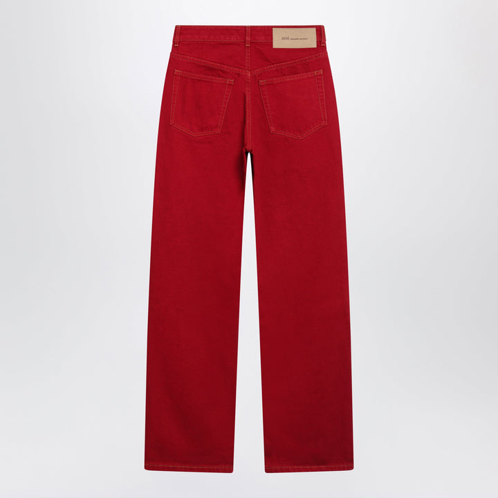 Ami Paris Pants - Red | 49146f1bf7de66ad74e28df0756720fe332bfa61