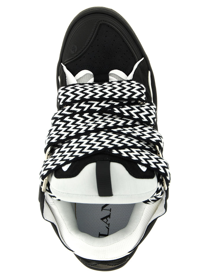 Lanvin Curb Sneakers - White/Black | 4f1b11f625d8ef9621a088a0f2c2c33983763d60