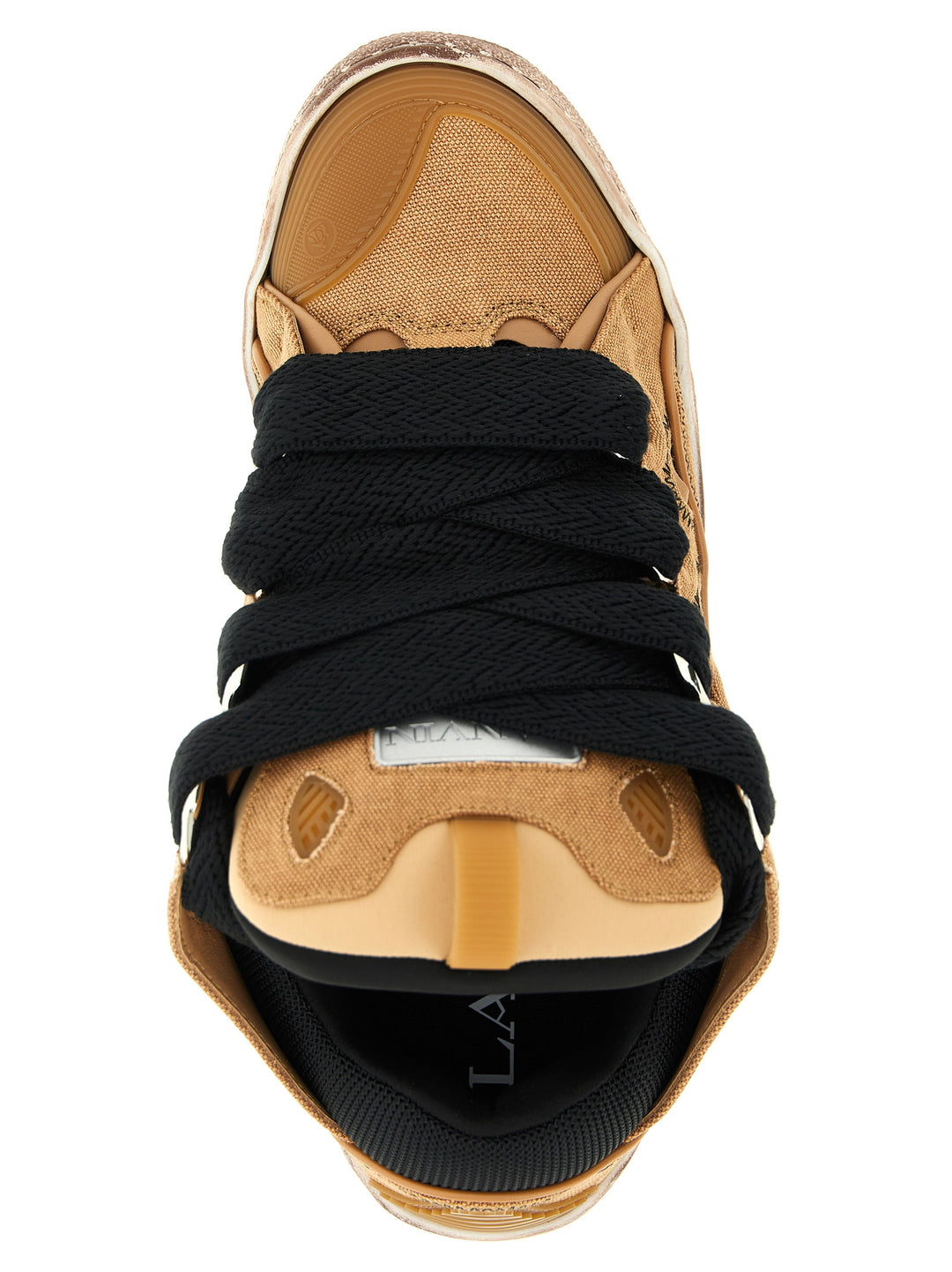 Lanvin Curb Sneakers - Brown | bf7d7ca2b26fa5eef8d8f6e121e1042a8f9a96ea