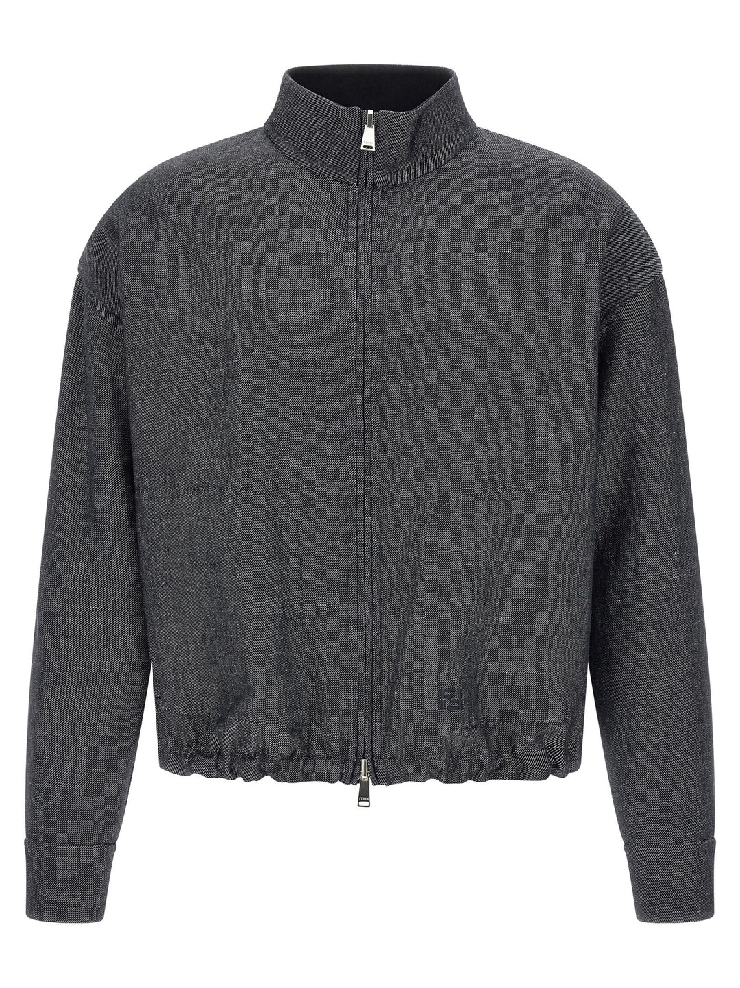 Fendi Ff Selleria Puffer Jackets - Blue | 686856db0e0707d04280f6ac2dc3a4b967481fdc