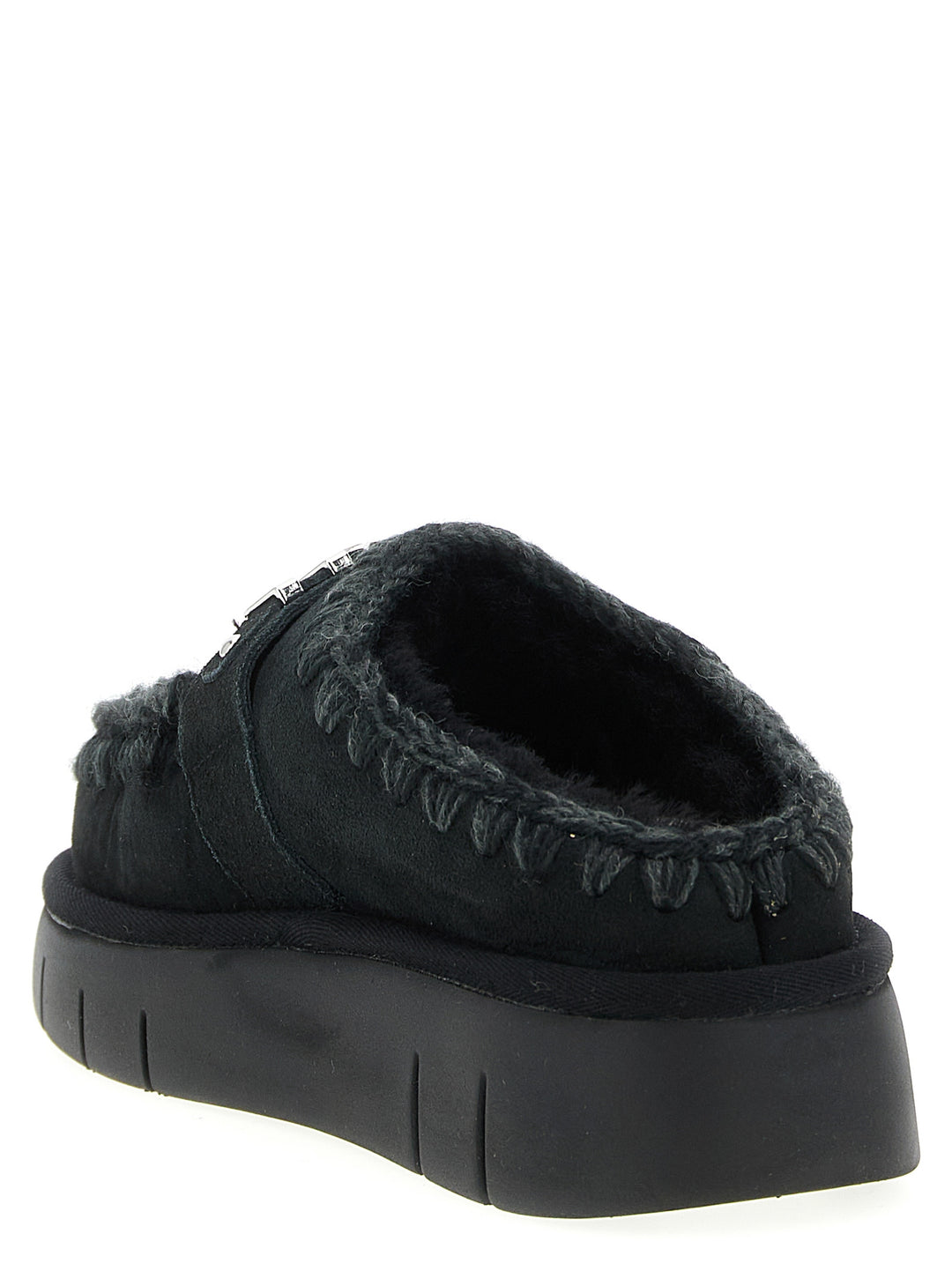 Mou Bounce Clog Flat shoes - Black | 69b5b35eaa2d1bb6619a63fd31b0f1e1b778da72