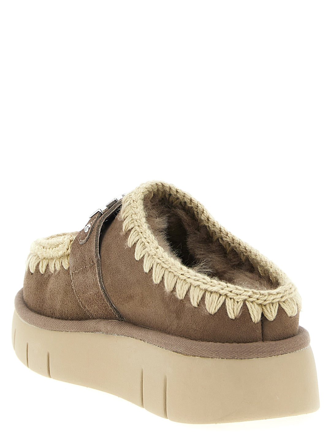 Mou Bounce Clog Flat shoes - Brown | 07eb32acd07455e1cea0b2c48089c73f488913b6