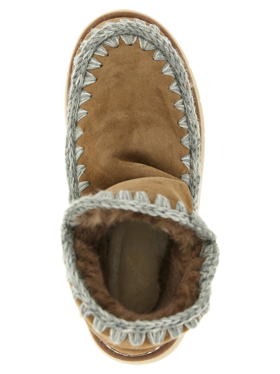 Mou Eskimo 18 Bounce Suede Boots and Ankle Boots - Beige | 6f82178944a52772c80034b1c5496b5bcb218fa6