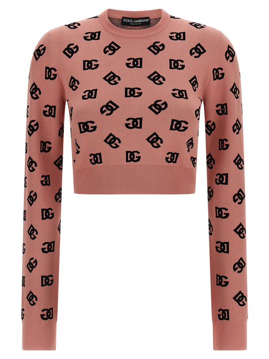 Dg Jersey Sweaters And Cardigans Pink