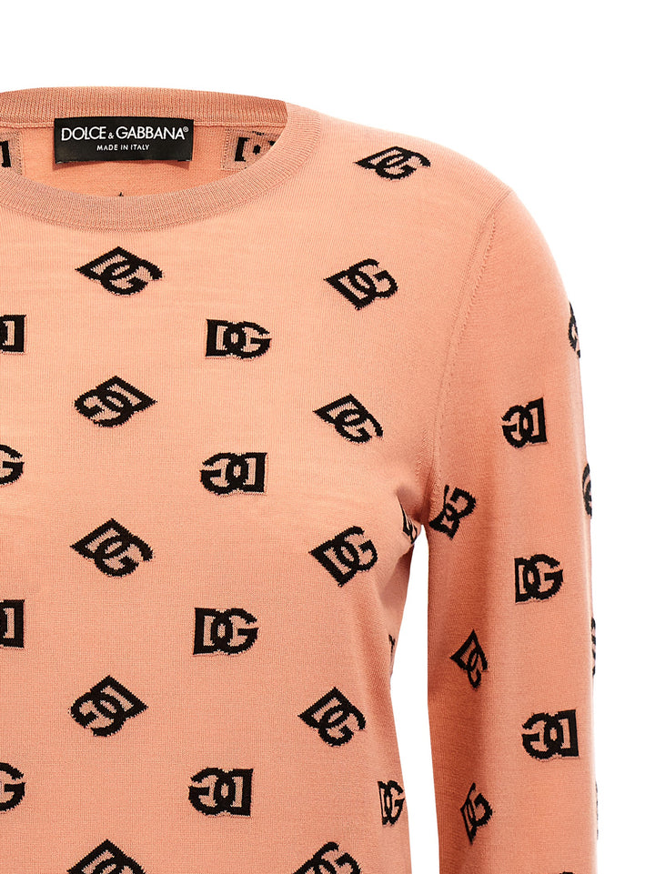 Dolce & Gabbana Logo Sweater Sweaters and Cardigans - Pink | a634324fa6ed1553fa8cc9f6010b3a3b7ea21867