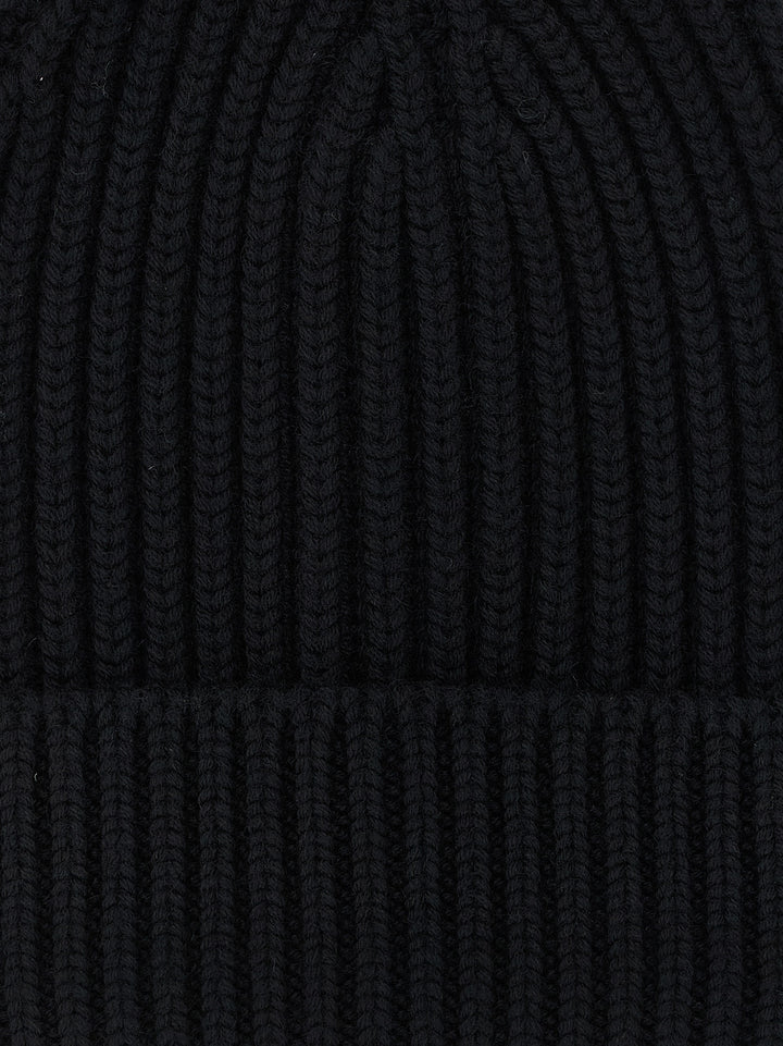 Dolce & Gabbana Wool Beanie Hats - Black | 24bb3d4670c48481e37921f44faf76f84cfd86bf