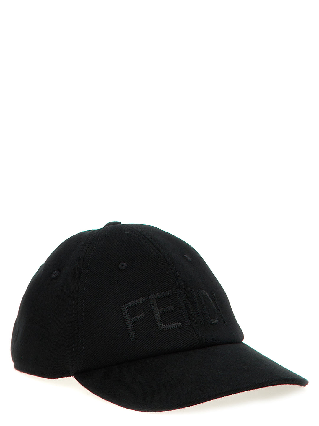 Fendi Logo Cap Hats - Black | 8134434e8daefef94937d8849218aa3d32d8cbc3