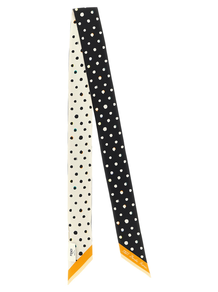 Fendi Wrappy Scarves and Foulards - White/Black | 0fa27ad1c0511a2e8da8e40a700a81d54ebad697