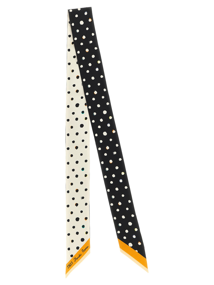 Fendi Wrappy Scarves and Foulards - White/Black | fd526ef77ccced3da67ea48d1c6486462c361c51