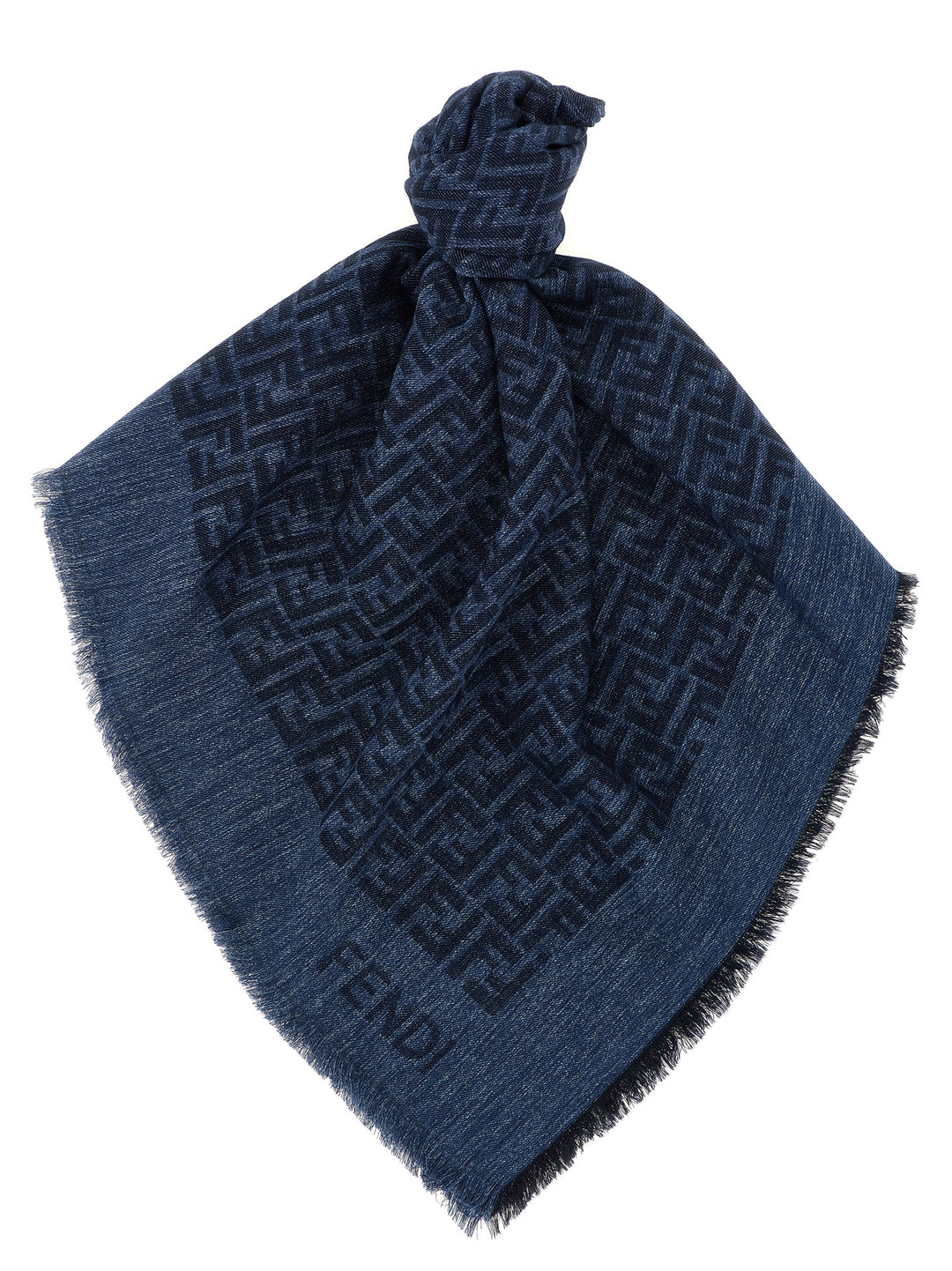Fendi Ff Shawl Scarves and Foulards - Blue | ed840946bdd5c31cb825d7c27fd1046f92f91031