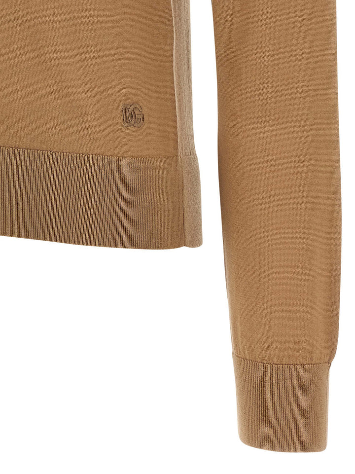 Dolce & Gabbana Cashmere Turtleneck Sweater Sweaters and Cardigans - Beige | bae5010abf61b3a950fb52bc475c37c0ab9430e6