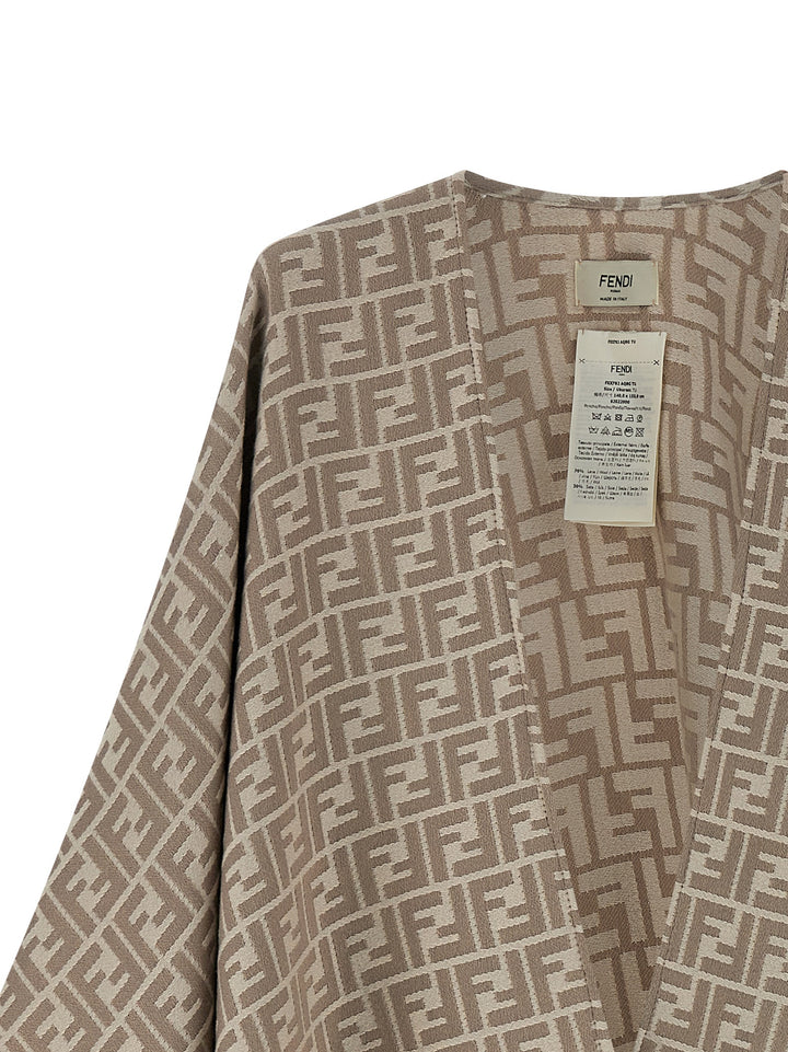 Fendi Ff Capes - Gray | dfd653705e935448517542779318979b9ac5c676