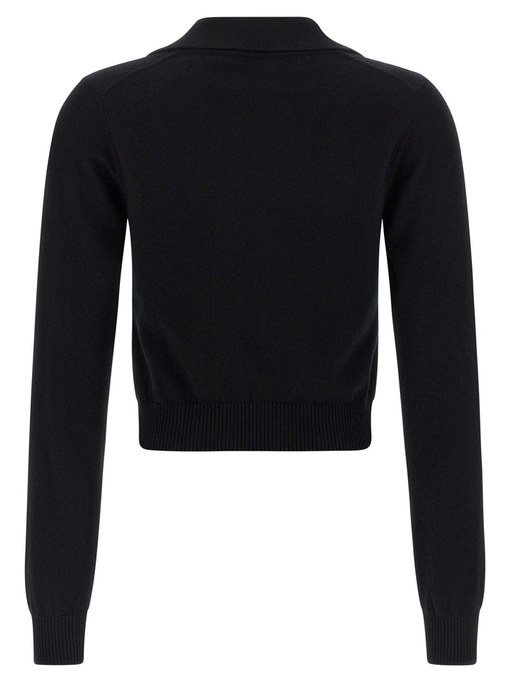 Dolce & Gabbana Polo Jersey Sweaters and Cardigans - Black | 869e29a93224f94bf32dc4331305d6b50e2f1f44
