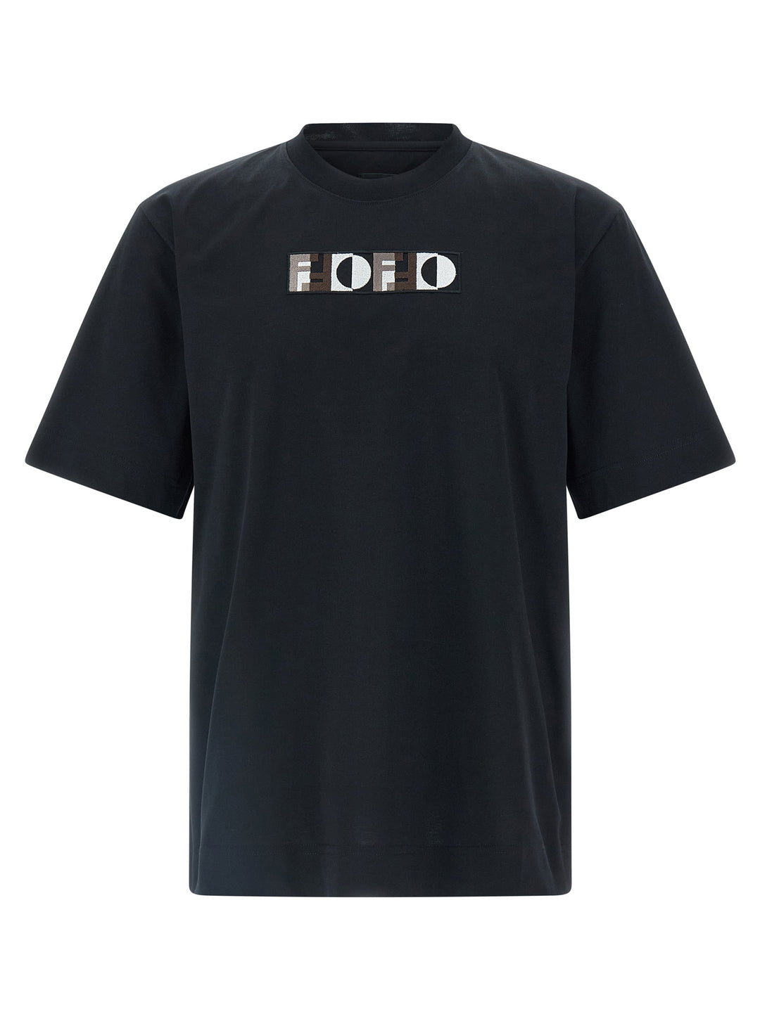Fendi Fendi Optical T-shirt - Black | f6ac081a1ecd1837622323cc242cda146f46d2d7