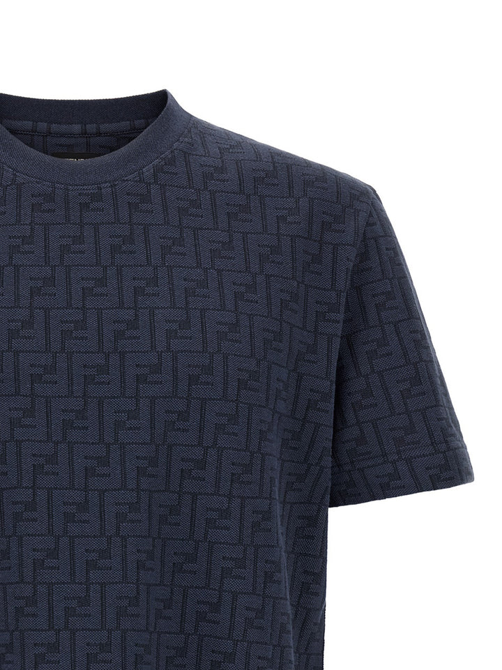 Fendi Ff T-shirt - Blue | 119cc073f5459322d75be1e5754a5a7e1dfebcc4