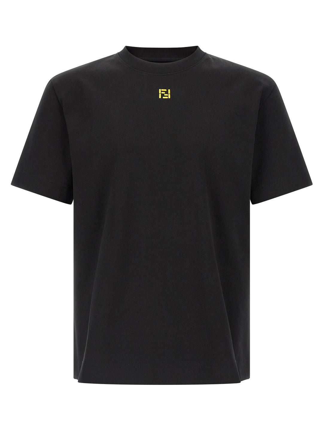 Fendi Embroidery T-shirt - Black | 9ac07a9e574897a541851b4a4300407dc1a17297