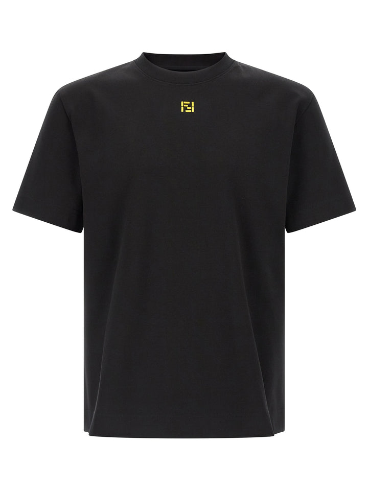 Fendi Embroidery T-shirt - Black | 9ac07a9e574897a541851b4a4300407dc1a17297