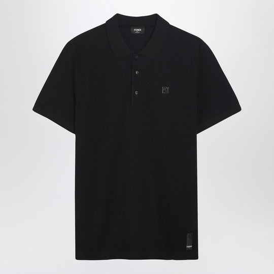 Black Piqué Polo Shirt